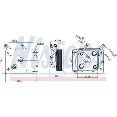 Ölkühler PKW 91292 Ölkühler PKW 91292
