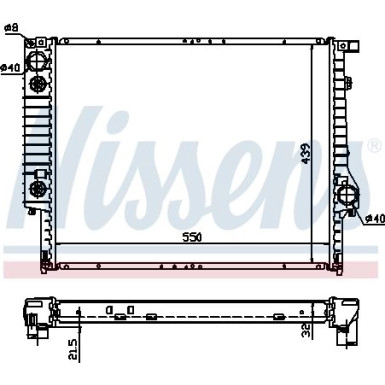 Wasserkühler PKW 60618A Wasserkühler PKW 60618A