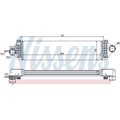 Ladeluftkühler PKW FORD C-MAX 1.6i TURBO 11 96492