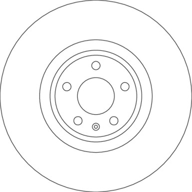 Bremsscheibe AUDI,VW TRW SINGLE DF6729S