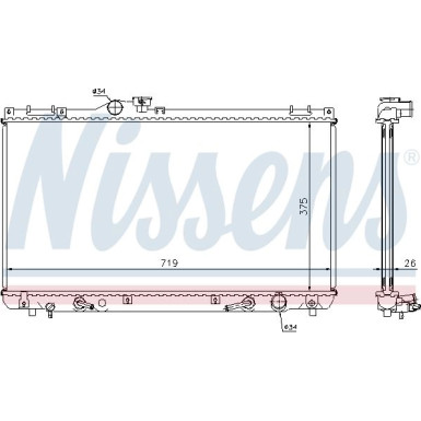 Wasserkühler PKW LEXUS IS-200 00 64653A