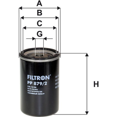 FILTRON Kraftstofffilter PP 879/2 FILTRON Kraftstofffilter PP 879/2
