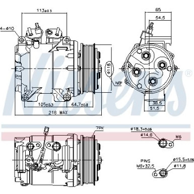 Kompressor PKW Honda Accord 03 FIRST FIT 890128