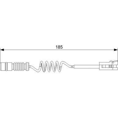 Warnkontakt MERCEDES 1987473007