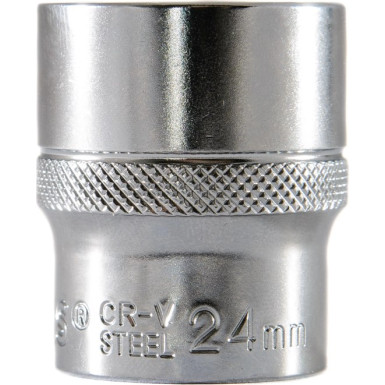 Steckschlüsseleinsatz 1/2, 6-Kant, 24 mm OK-01.2624 Steckschlüsseleinsatz 1/2, 6-Kant, 24 mm OK-01.2624