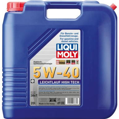 Liqui Moly Leichtlauf High Tech 5W-40 20 l 3867