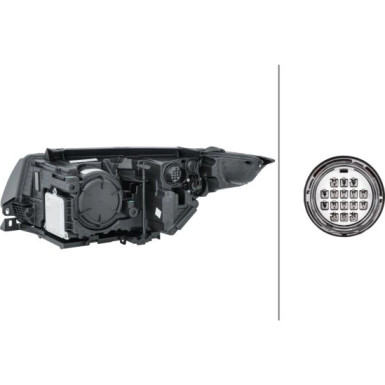 SCHEINWERFER R HELLA LR RANGE ROVER EVOQUE 11-19 1EL 354 806-021 SCHEINWERFER R HELLA LR RANGE ROVER EVOQUE 11-19 1EL 354 806-021