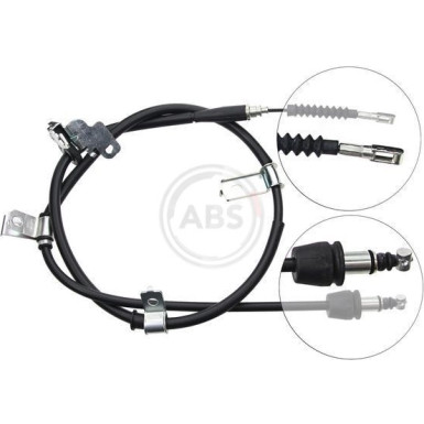 A.B.S. Handbremsseil Seilzug Festellbremse K16497 A.B.S. Handbremsseil Seilzug Festellbremse K16497