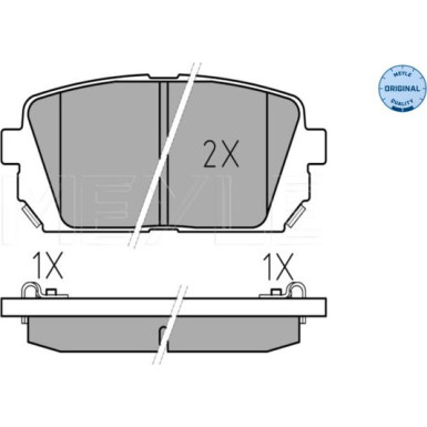 Bremsbelagsatz Kia T. Carens 06- Mit Sensor 025 244 9116/W