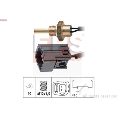 Sensor, Kühlmitteltemperatur 1.830.304 Sensor, Kühlmitteltemperatur 1.830.304