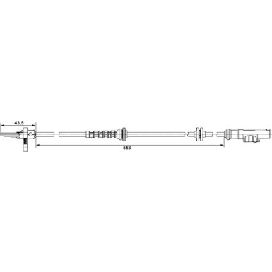 40 403 067 Sensor, Raddrehzahl HA FIAT Punto 06 0 265 007 896 40 403 067 Sensor, Raddrehzahl HA FIAT Punto 06 0 265 007 896