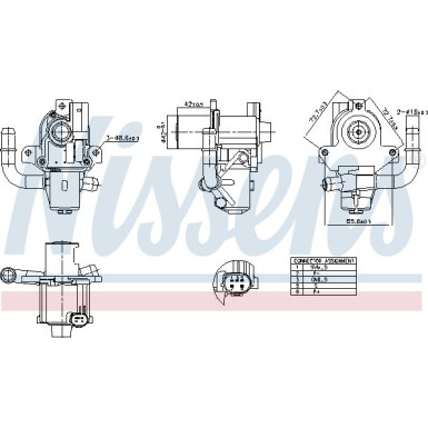 NISSENS AGR-Ventil 98264 NISSENS AGR-Ventil 98264
