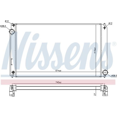 Wasserkühler PKW Toyota RAV-4 12 606635