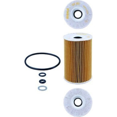 MAHLE Ölfilter OX 351D MAHLE Ölfilter OX 351D