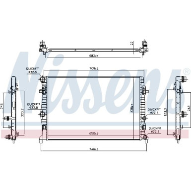 Wasserkühler PKW VW Golf VII 12 606218