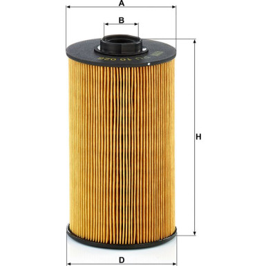 Mann & Hummel Industriefilter PU 10 026 x Mann & Hummel Industriefilter PU 10 026 x