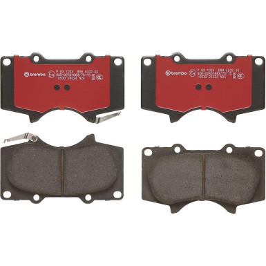 BREMBO Bremsklötze VA P 83 102X BREMBO Bremsklötze VA P 83 102X