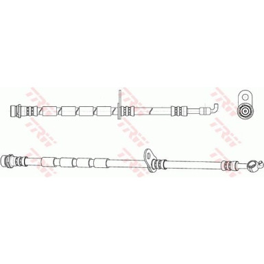 Bremsschlauch FORD FIESTA VI 1.4 LPG 09 PHD1144