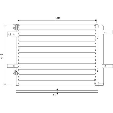 KONDENSATOR, KLIMAANLAGE VAL822564