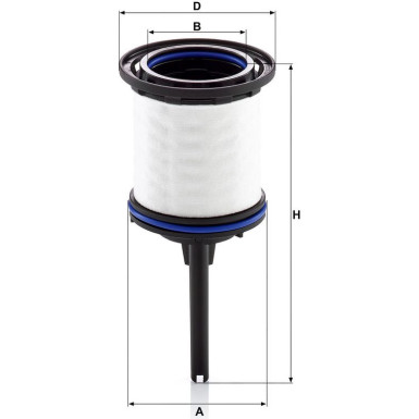Mann & Hummel Kraftstofffilter PKW PU 7008 z KIT