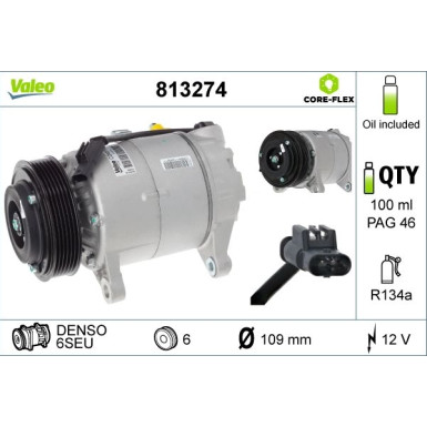 KOMPRESSOR, KLIMAANLAGE VAL813274 KOMPRESSOR, KLIMAANLAGE VAL813274