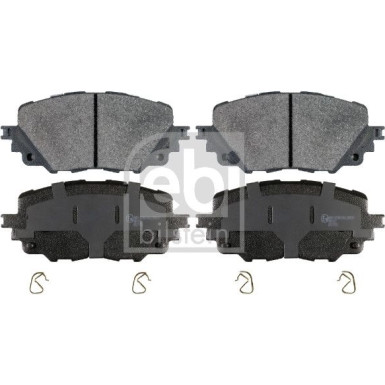 FEBI BILSTEIN Bremsbelagsatz, Scheibenbremse 170663 FEBI BILSTEIN Bremsbelagsatz, Scheibenbremse 170663
