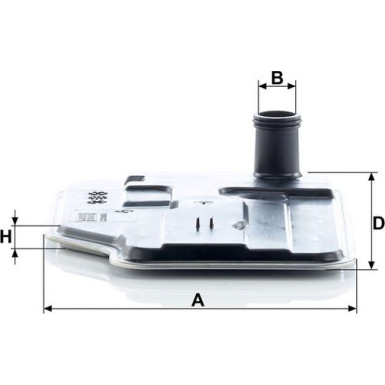 Mann & Hummel Automatikgetriebeölfilter PKW MERCEDES C,CL,CLK,CLS,E,G,GLK,M,R 93 H 27 001