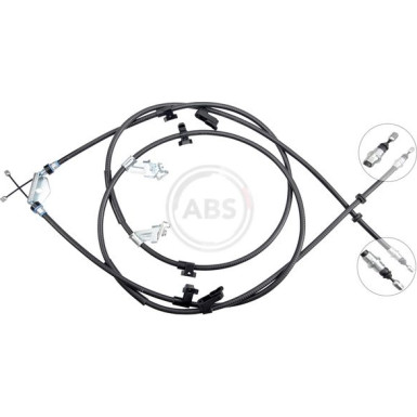 A.B.S. Handbremsseil Seilzug Festellbremse K17261 A.B.S. Handbremsseil Seilzug Festellbremse K17261