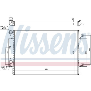Wasserkühler PKW 65279A