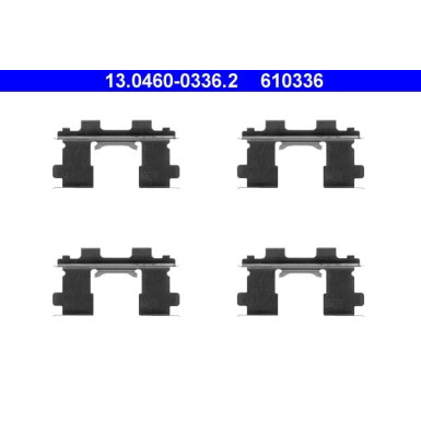 ATE Zubehör, Bremsbeläge 13.0460-0336.2 ATE Zubehör, Bremsbeläge 13.0460-0336.2