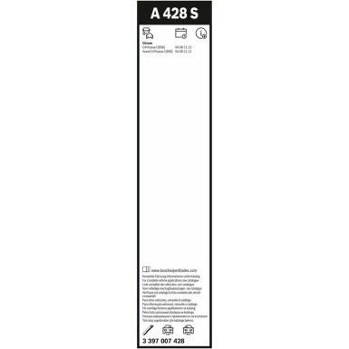 Bosch Scheibenwischer Aerotwin A428S 3397007428 Bosch Scheibenwischer Aerotwin A428S 3397007428