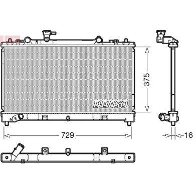 DENSO Motorkühler DRM44038 DENSO Motorkühler DRM44038