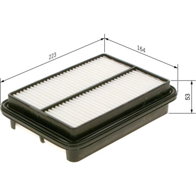 Luftfilter 1987429123 Luftfilter 1987429123