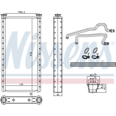 Heizkühler PKW 707221