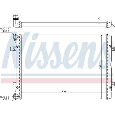 Wasserkühler PKW FORD Galaxy,SEAT,VW Sharan 65014