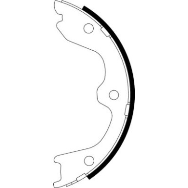 Handbremsbacken Nissan 350Z 03 91065900 Handbremsbacken Nissan 350Z 03 91065900