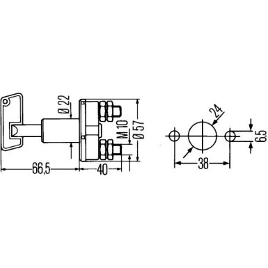 Hauptschalter, Batterie 6EK 002 843-002