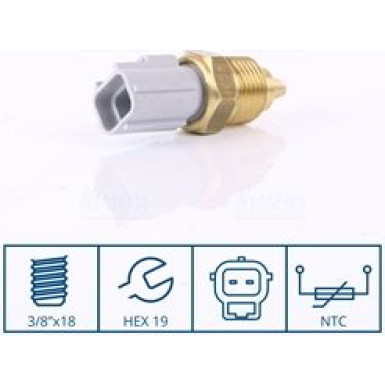 NISSENS Sensor, Kühlmitteltemperatur 207057