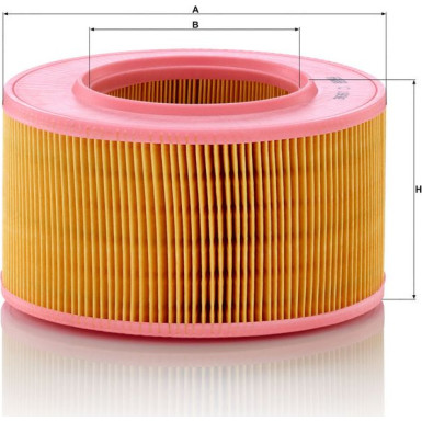 Mann & Hummel Luftfilter PKW AUDI,SEAT,SKODA,VW C 1996