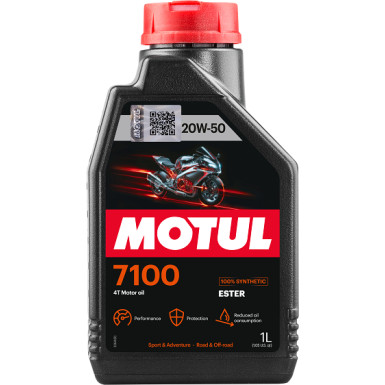 Motul 7100 Raod / V-Twin 4T MA2 20W-50 1 Liter 7100 20W-50 4T 104103