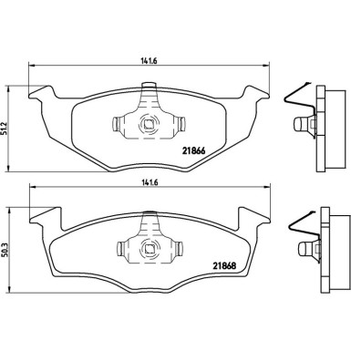 BREMBO Bremsklötze VA P 85 030 BREMBO Bremsklötze VA P 85 030