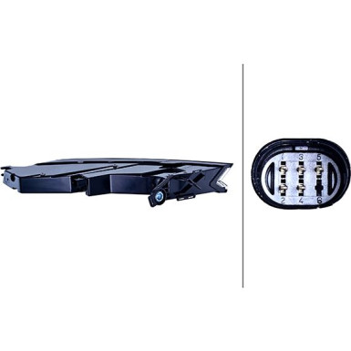 HECKLEUCHTE HELLA PORSCHE TAYCAN 19 2SD 015 386-551