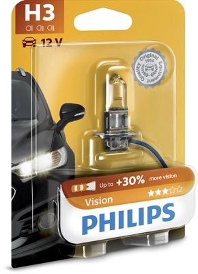 H3 Vision 12V, 55W, PK22s 12336PRB1