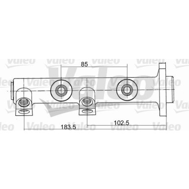 VALEO Hauptbremszylinder 350471 VALEO Hauptbremszylinder 350471