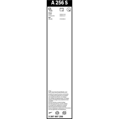 Bosch Scheibenwischer Aerotwin A256S 3397007256 Bosch Scheibenwischer Aerotwin A256S 3397007256