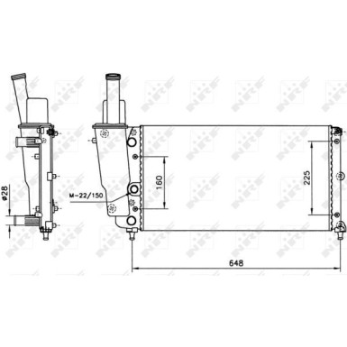Kühler, Motorkühlung 58072