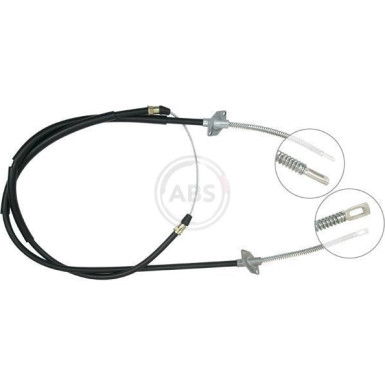 A.B.S. Handbremsseil Seilzug Festellbremse K10975 A.B.S. Handbremsseil Seilzug Festellbremse K10975
