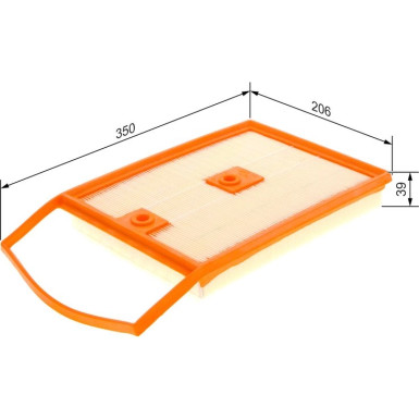 Luftfilter VW F 026 400 543