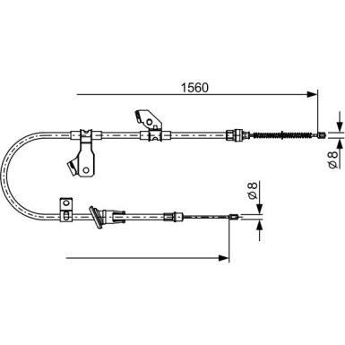 Handbremsseil re 1987482626 Handbremsseil re 1987482626