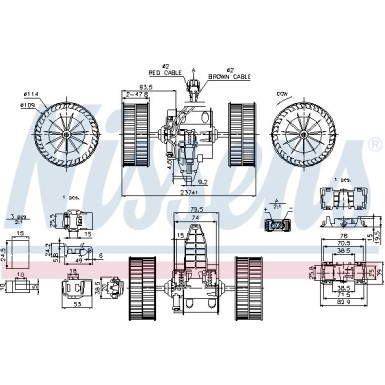 Innenraumgebläse BMW 5 (E60/E61)/6 (E63/E64) 03-10 87117